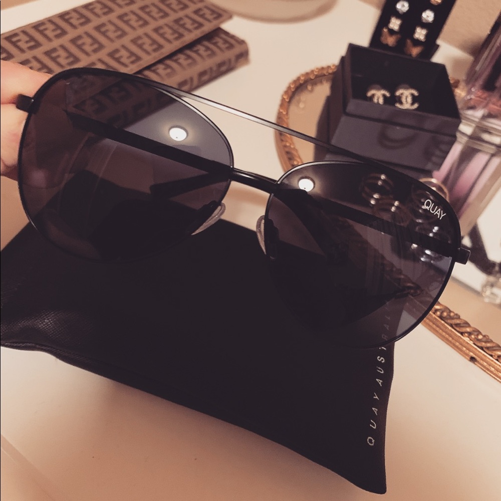Quay Aviator Sunglasses